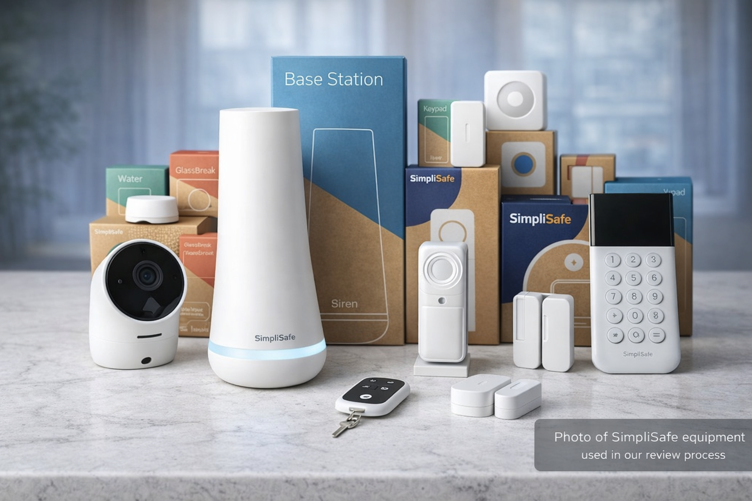 SimpliSafe home security equipment