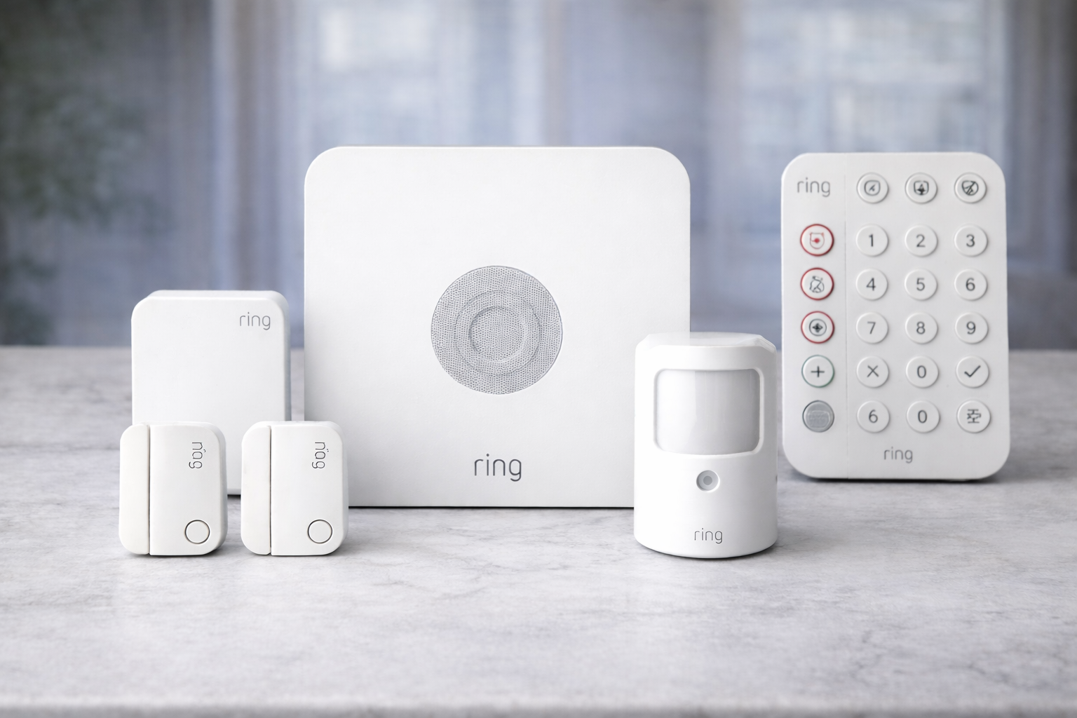 Ring Alarm home security equipment