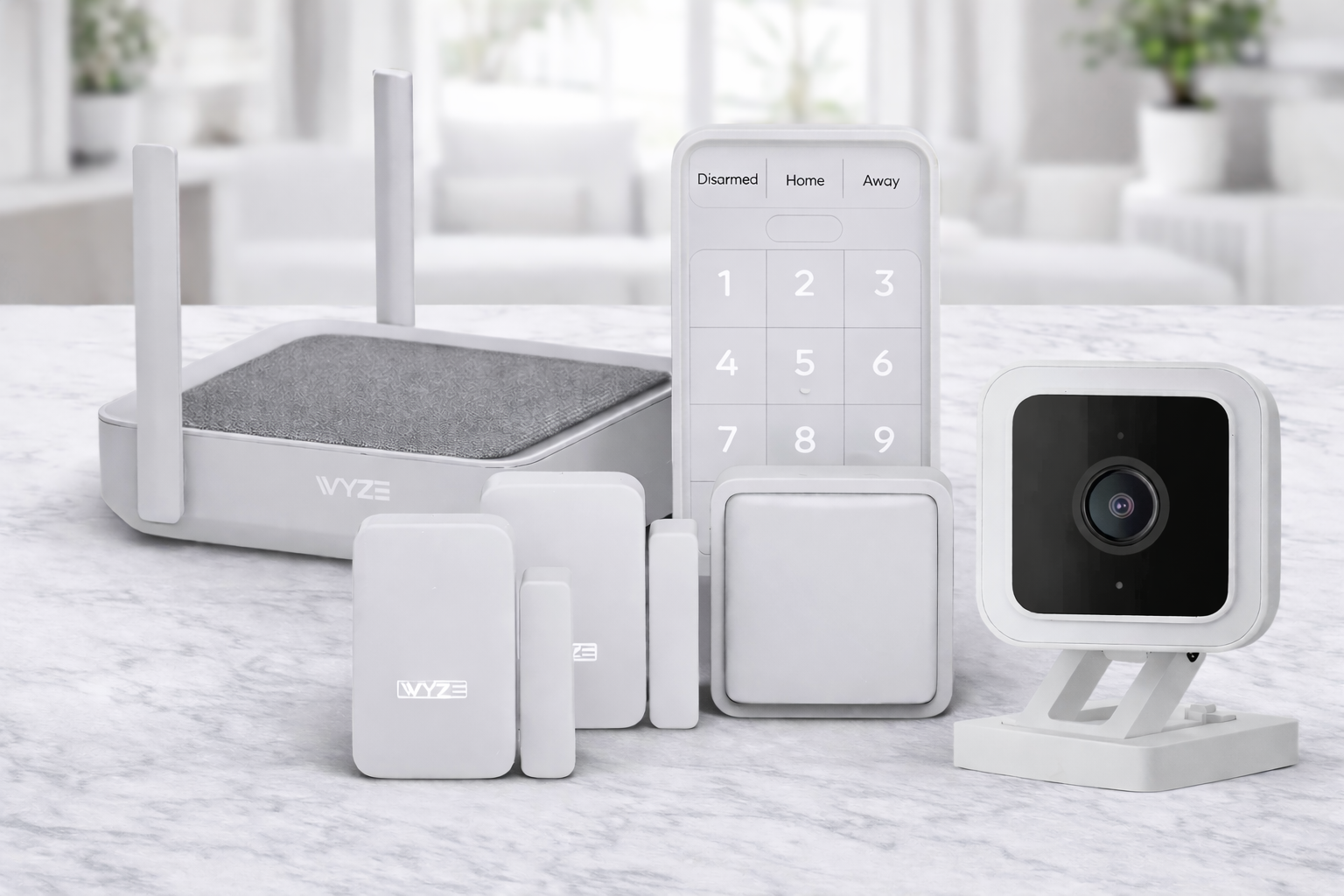 Wyze home security equipment