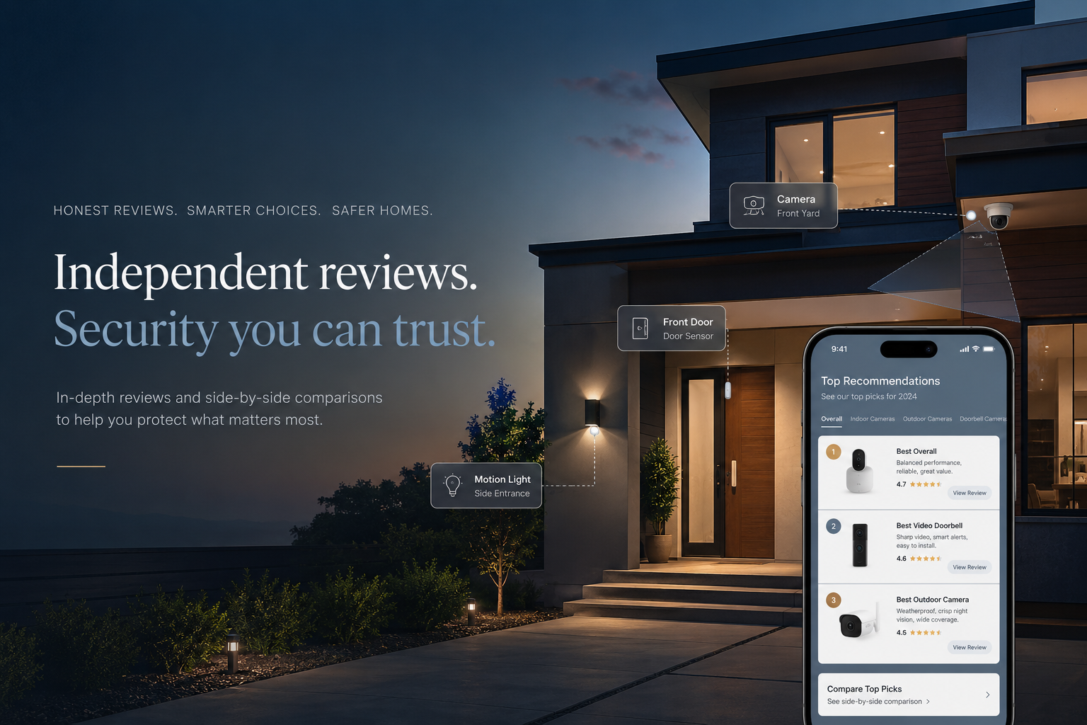 Independent home security reviews